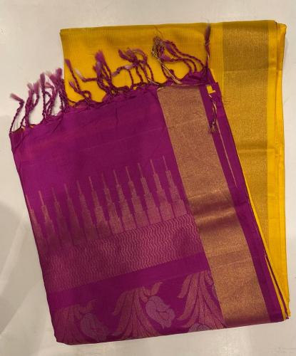 SOFT SILK SAREE WITH BLOUSE